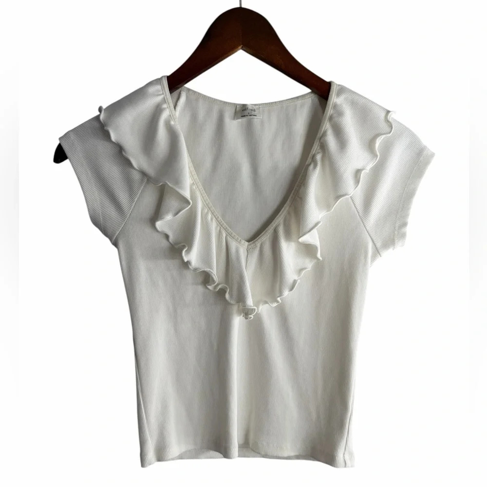 Wilfred Danette Ruffle Cropped Top - Woman’s - Picture 1 of 6